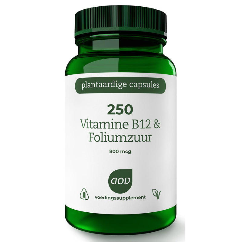 AOV 250 Vitamine B12 & Foliumzuur - 60 Vegetarische capsules