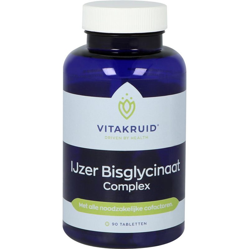 VitaKruid IJzer Bisglycinaat complex - 90 Tabletten