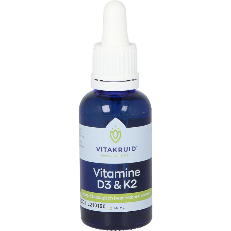 VitaKruid Vitamine D3 & K2 - 30 Milliliter