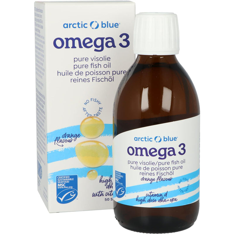 Arctic Blue Omega 3 Pure Arctische Visolie met Vitamine D - 250 Milliliter