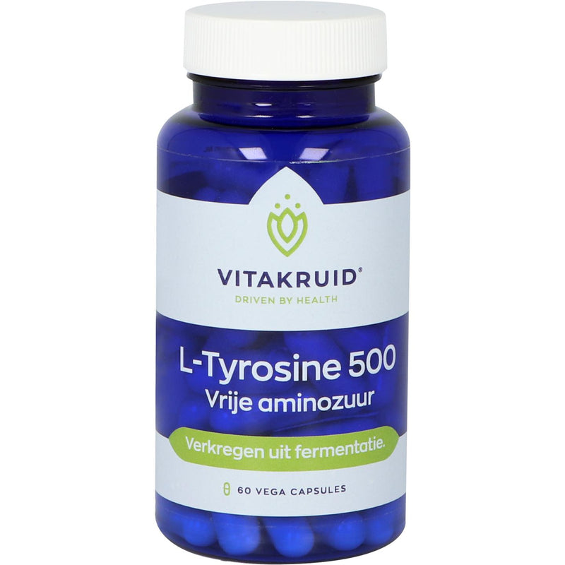 VitaKruid L-Tyrosine 500 - 60 Vegetarische capsules