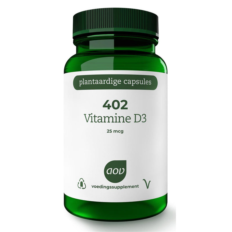 AOV 402 Vitamine D3 25 mcg - 60 Vegetarische capsules