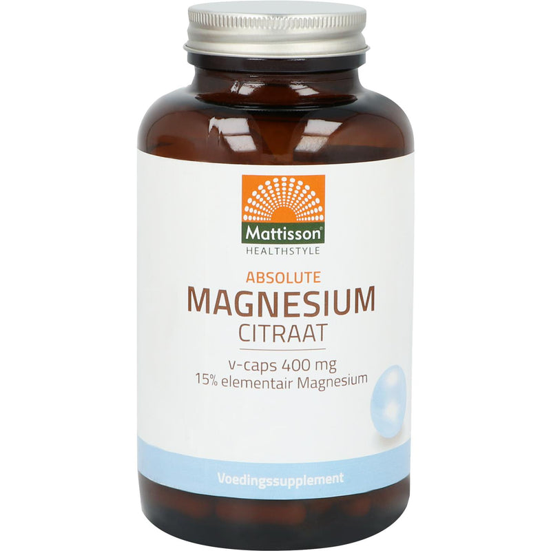 Mattisson Magnesium Citraat - 180 vcaps