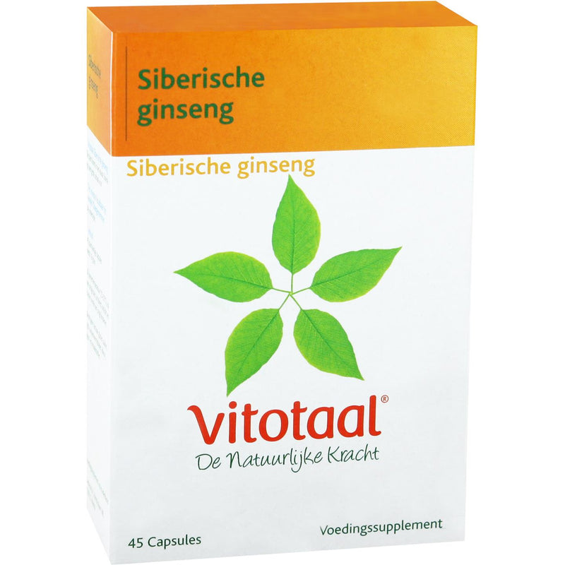 Vitotaal Siberische Ginseng - 45 capsules