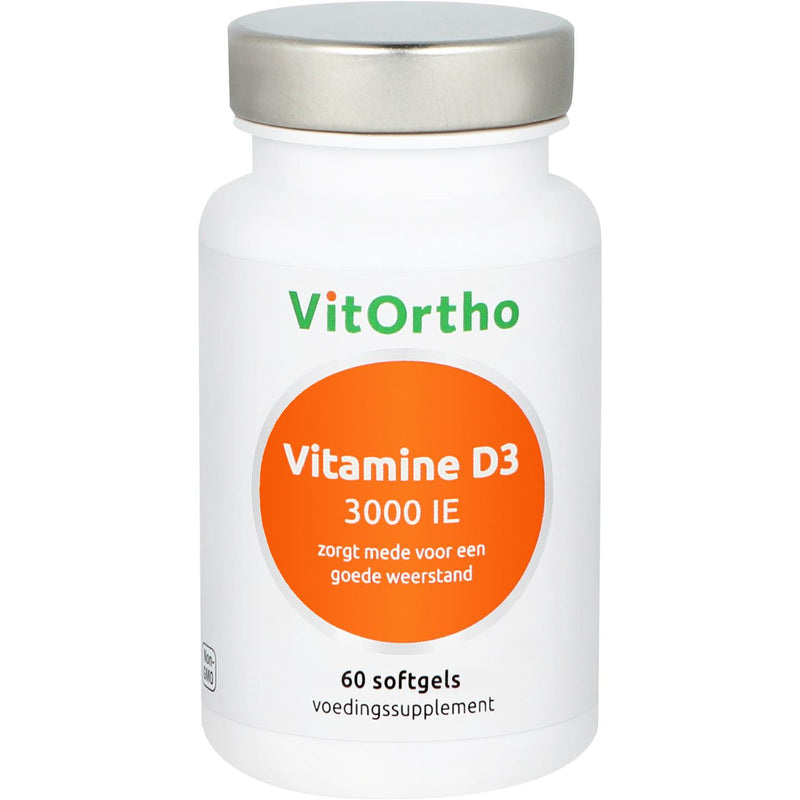 VitOrtho Vitamine D3 3000 IE - 60 Softgels