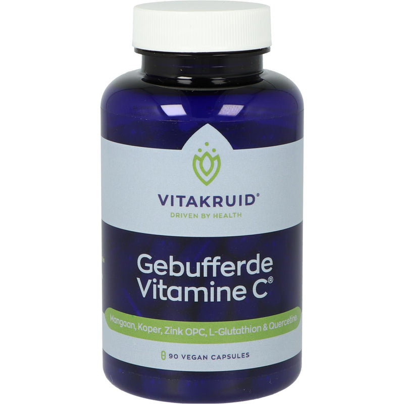 VitaKruid Gebufferde Vitamine C - 90 Vegetarische capsules