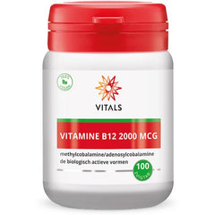 Vitals Vitamine B12 2000 mcg - 100 Zuigtabletten