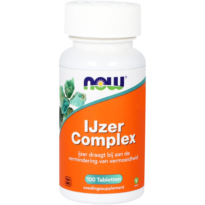 NOW IJzer complex - 100 tabletten