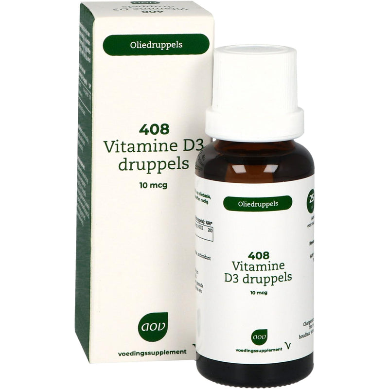 AOV 408 Vitamine D3 druppels 10 mcg - 25 Milliliter