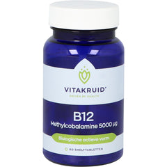 VitaKruid B12 Methylcobalamine 5000 mcg - 60 Tabletten