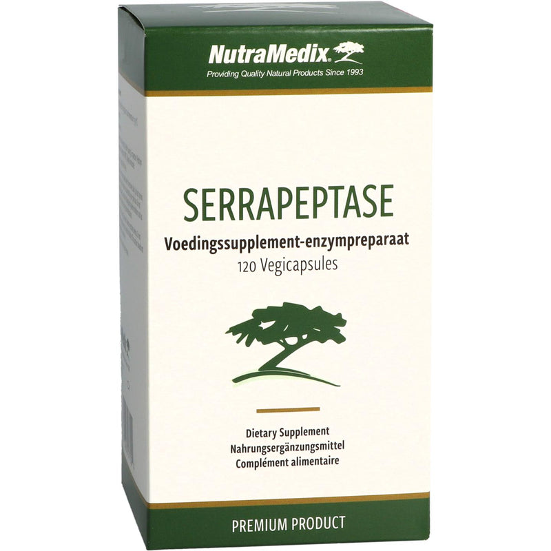 NutraMedix Serrapeptase - 120 Vegetarische capsules