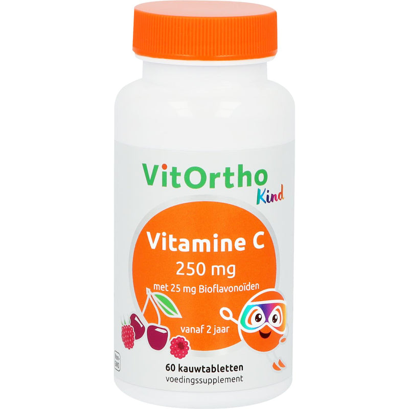 VitOrtho Vitamine C 250 mg Kind - 60 Kauwtabletten