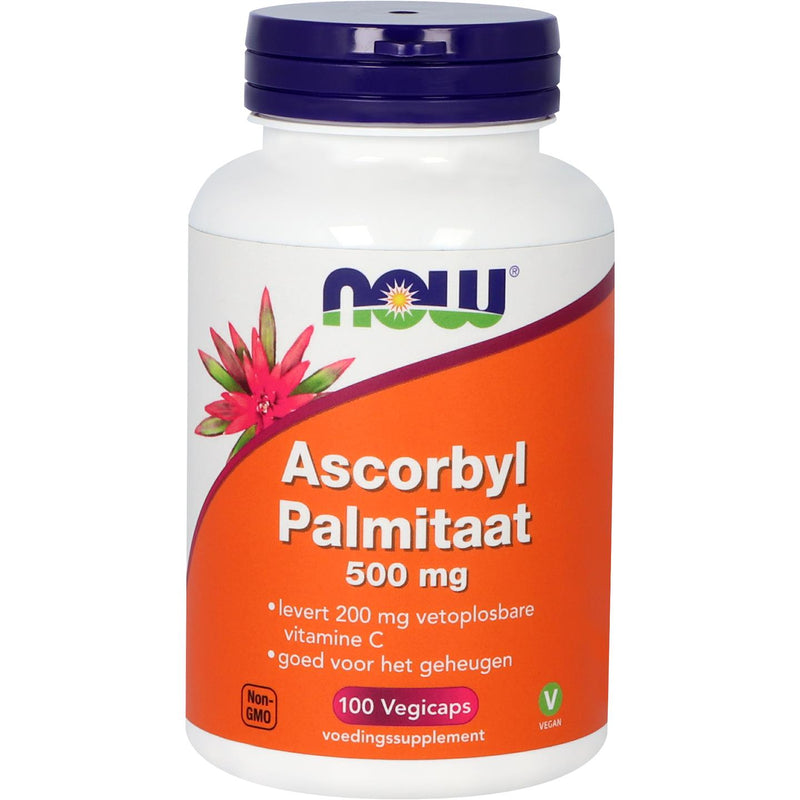 NOW Ascorbyl Palmitaat 500 mg - 100 vcaps