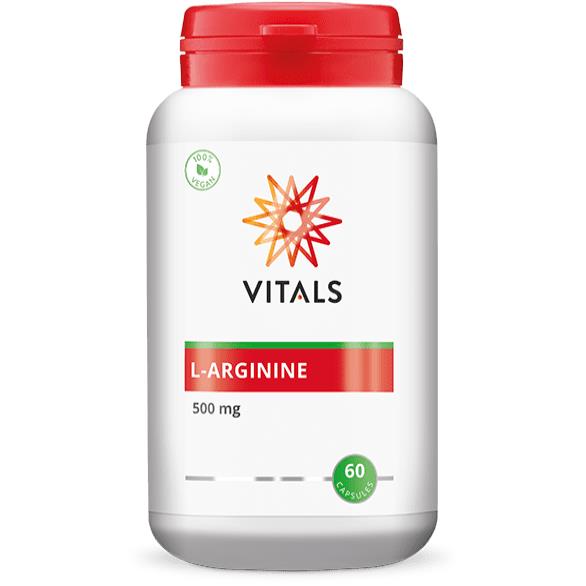 Vitals L-Arginine 500 mg - 60 vcaps
