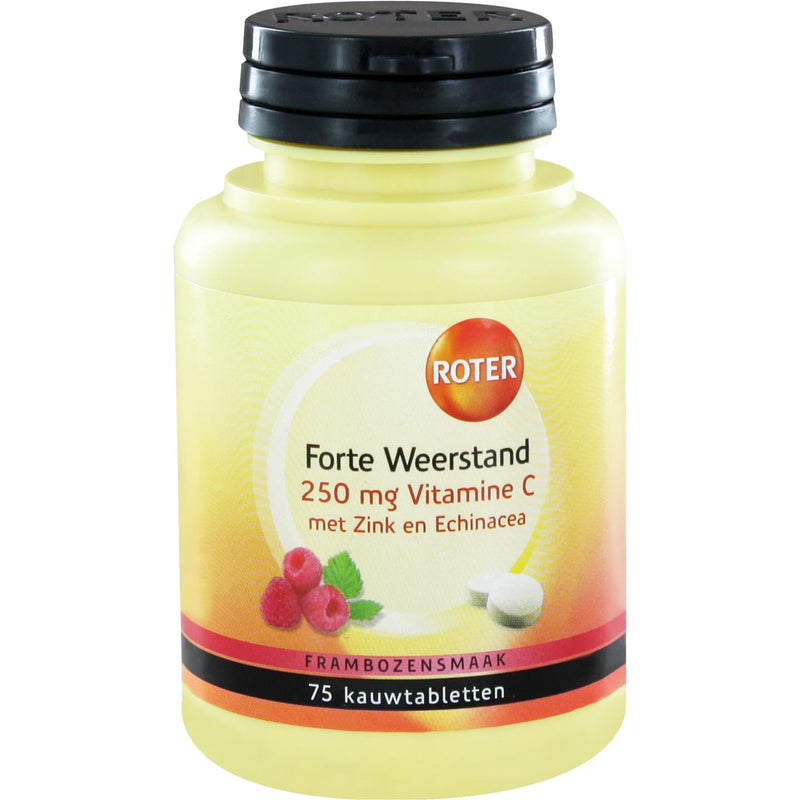 Roter Vitamine C 250 mg (voorheen Weerstand) - 75 kauwtabletten