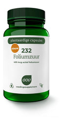 AOV 232 Foliumzuur 400mcg 60.00 Vegetarische capsules