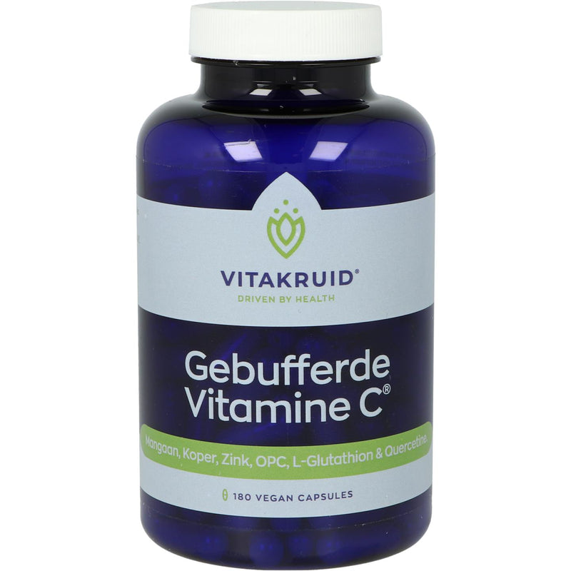 VitaKruid Gebufferde Vitamine C - 180 Vegetarische capsules
