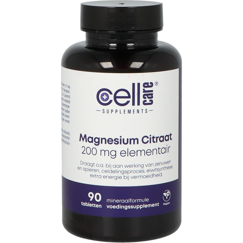 CellCare Magnesium citraat 200 mg elementair - 90 Tabletten