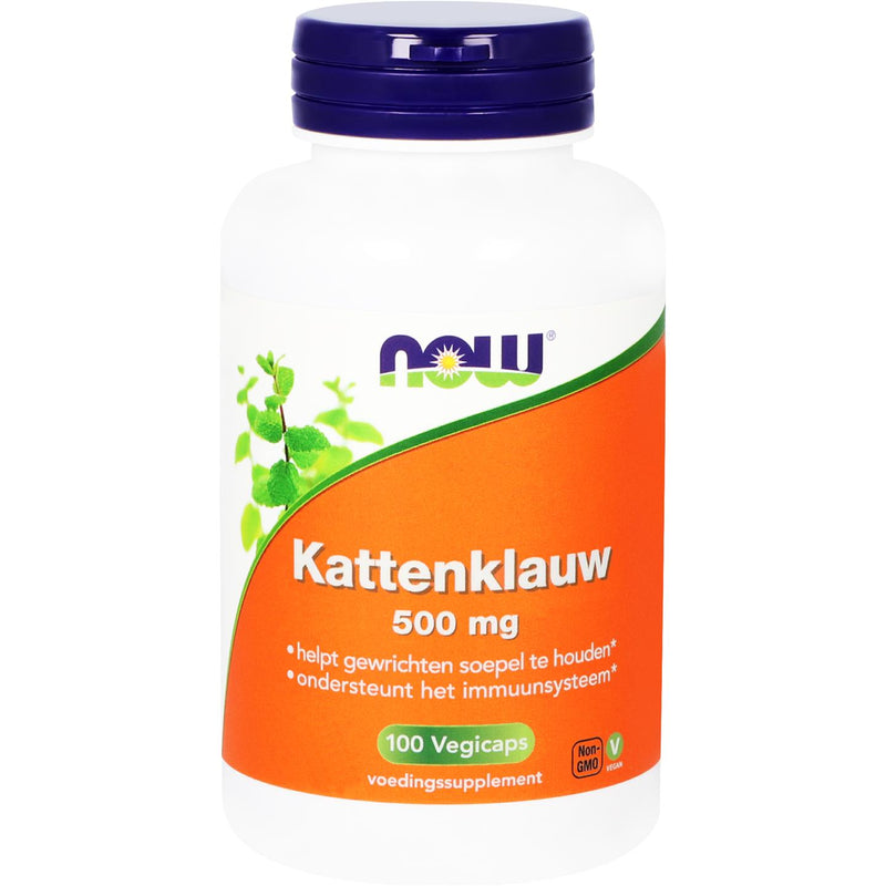 NOW Kattenklauw 500 mg - 100 Vegetarische capsules