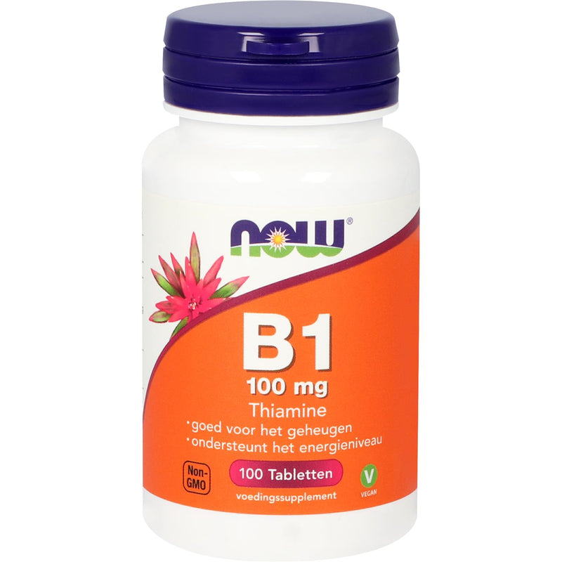 NOW B1 100 mg - 100 tabletten