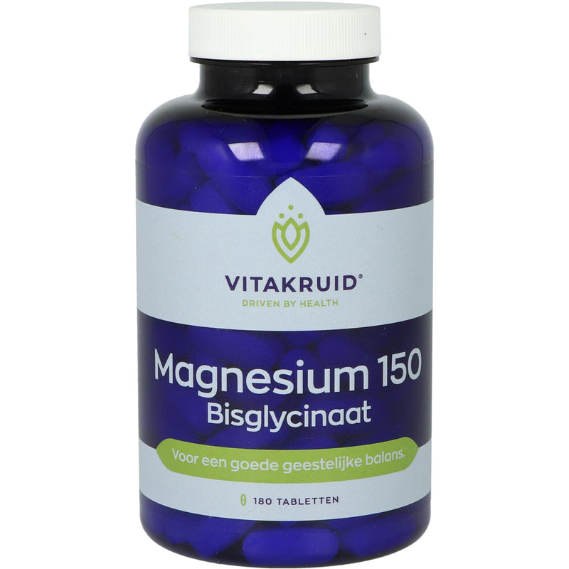 VitaKruid Magnesium 150 Bisglycinaat - 180 Tabletten