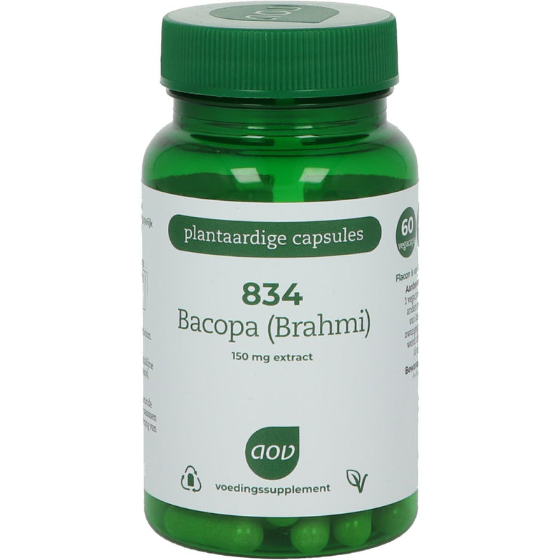 AOV 834 Bacopa (Brahmi) - 60 Vegetarische capsules