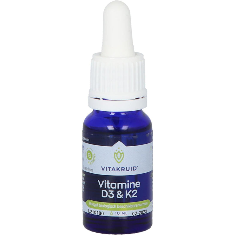 VitaKruid Vitamine D3 & K2 - 10 Milliliter