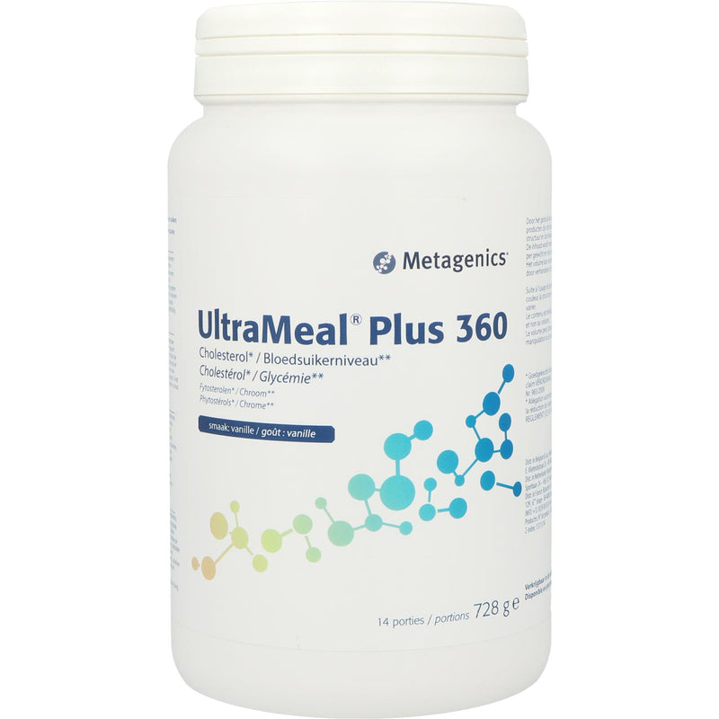 Metagenics UltraMeal Plus 360 Vanille - 728 gram