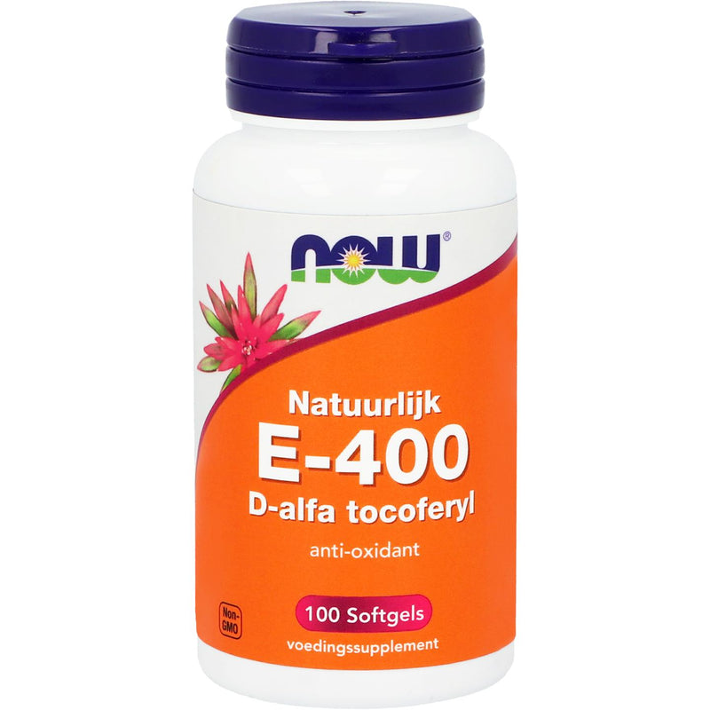 NOW E-400 d-alfa tocoferyl - 100 softgels