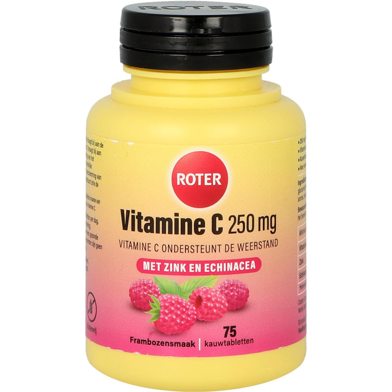 Roter Vitamine C 250 mg (voorheen Weerstand) - 75 kauwtabletten