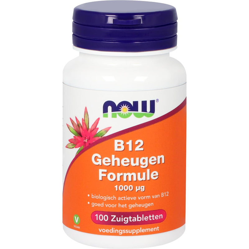 NOW B12 Geheugen Formule 1000 mcg - 100 zuigtabletten