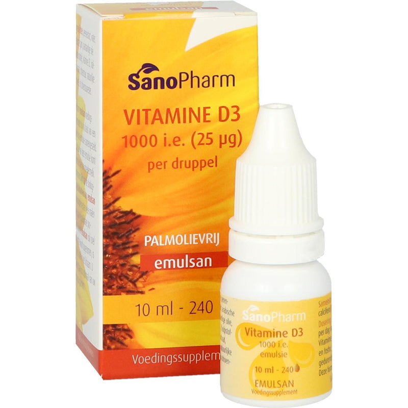 SanoPharm Vitamine D3 1000 IE (25 mcg) - 10 ml
