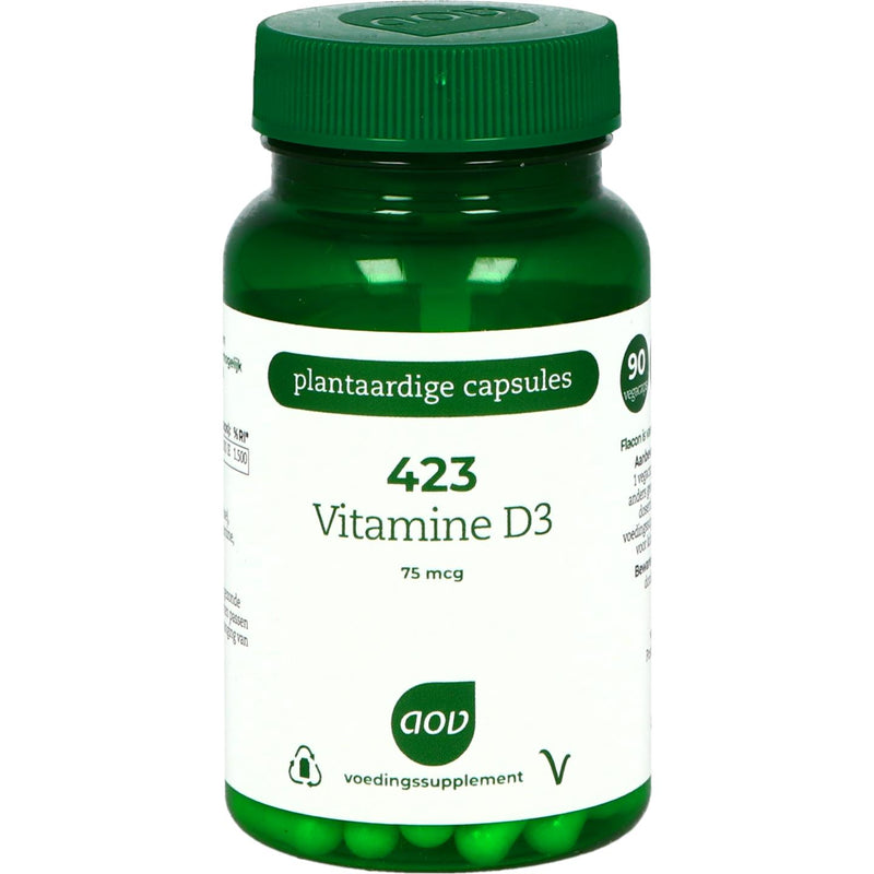 AOV 423 Vitamine D3 75 mcg - 90 Vegetarische capsules