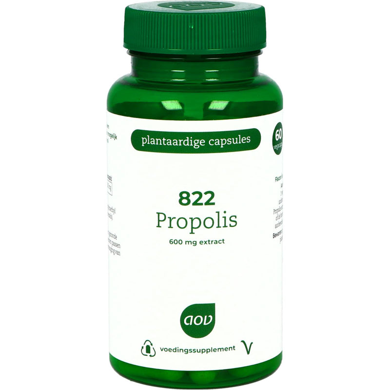 AOV 822 Propolis extract 600 mg - 60 Vegetarische capsules