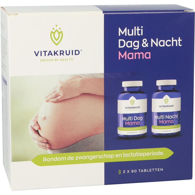 VitaKruid Multi Dag & Nacht Mama - 180 Stuks