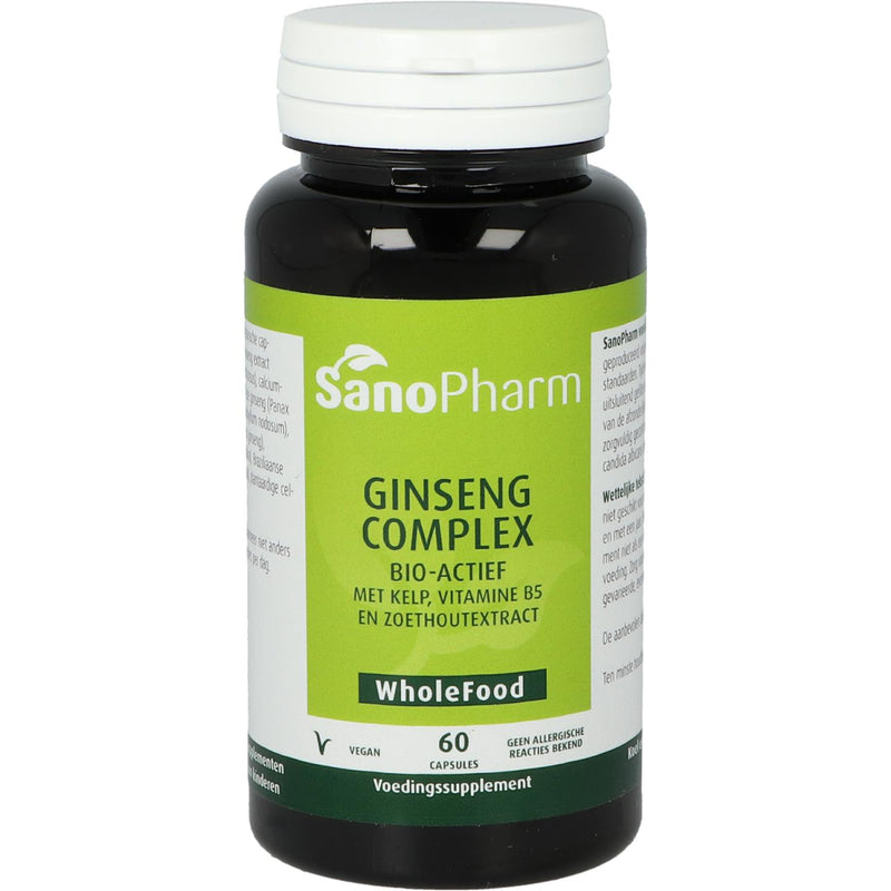 SanoPharm Ginseng complex (voorheen Adrenal Plus) - 60 capsules