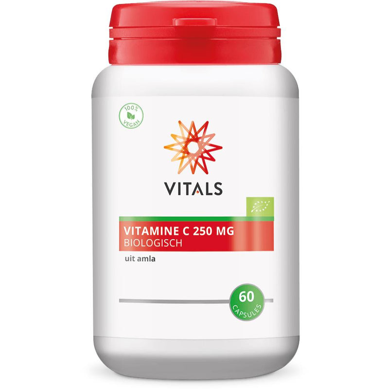 Vitals Vitamine C 250 mg Biologisch - 60 capsules
