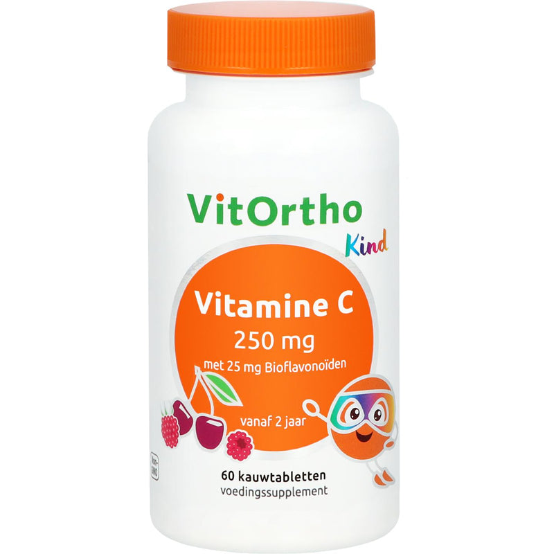 VitOrtho Vitamine C 250 mg Kind - 60 Kauwtabletten