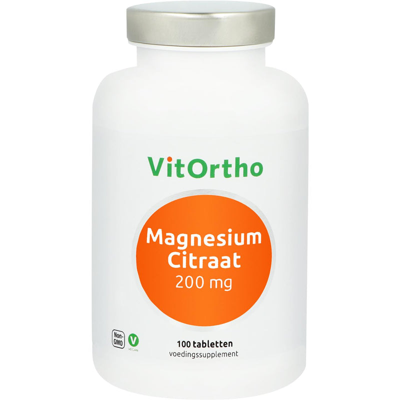 VitOrtho Magnesium Citraat 200 mg - 100 Tabletten