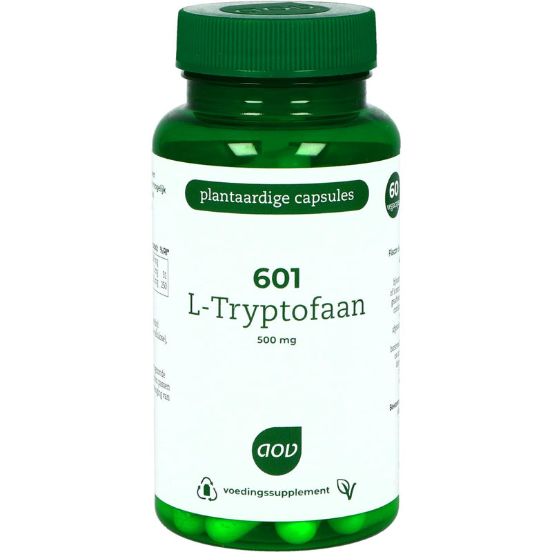 AOV 601 L-Tryptofaan 500 mg - 60 Vegetarische capsules