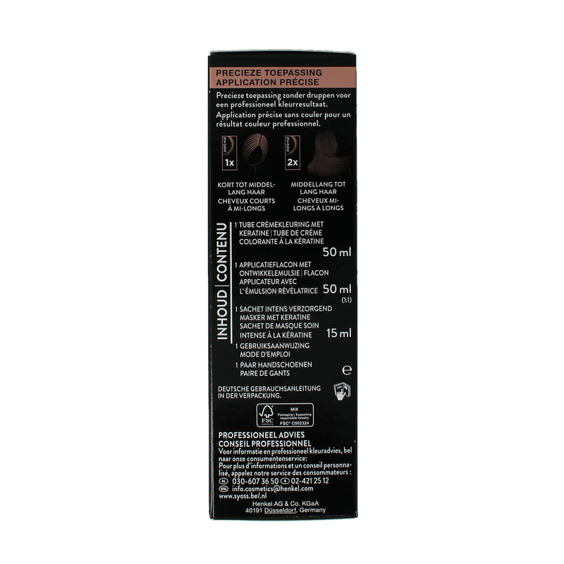 Syoss Color:black Syoss Color baseline 1-1 black 1 Set - 123vitamines