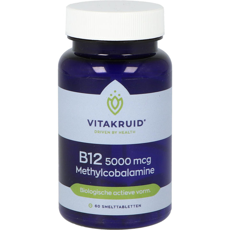 VitaKruid B12 Methylcobalamine 5000 mcg - 60 Tabletten