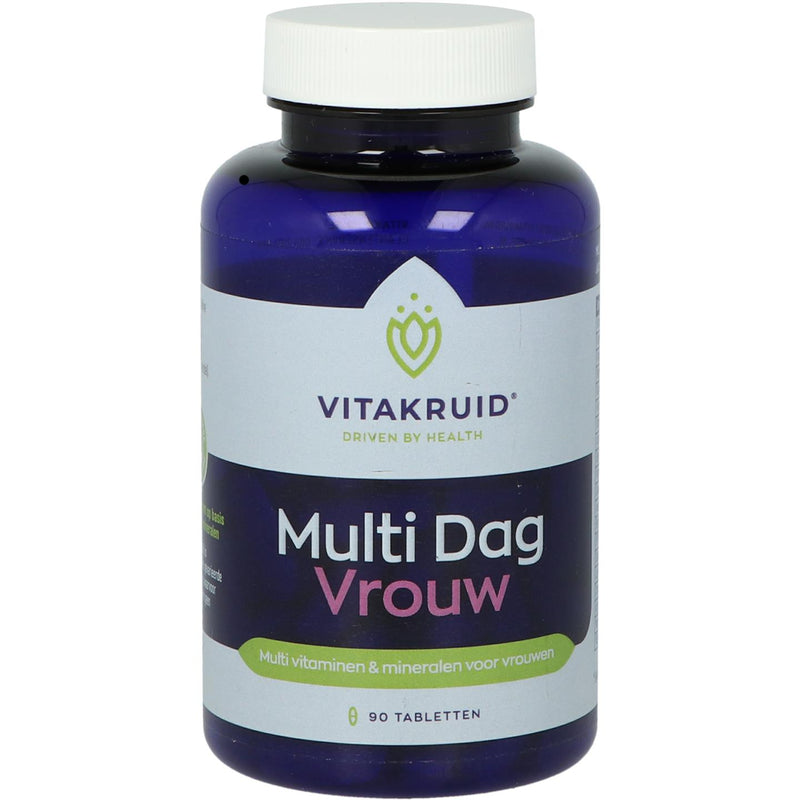 VitaKruid Multi Dag Vrouw - 90 Tabletten
