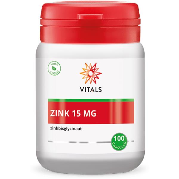 Vitals Zink 15 mg - 100 Capsules