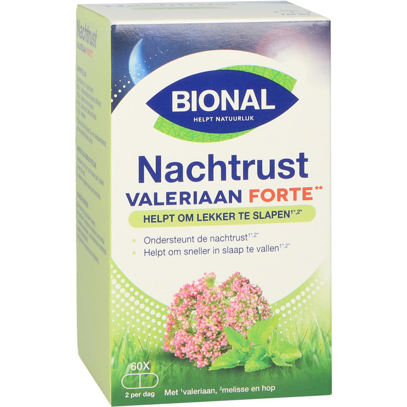 Bional Nachtrust Valeriaan Forte - 60 Capsules