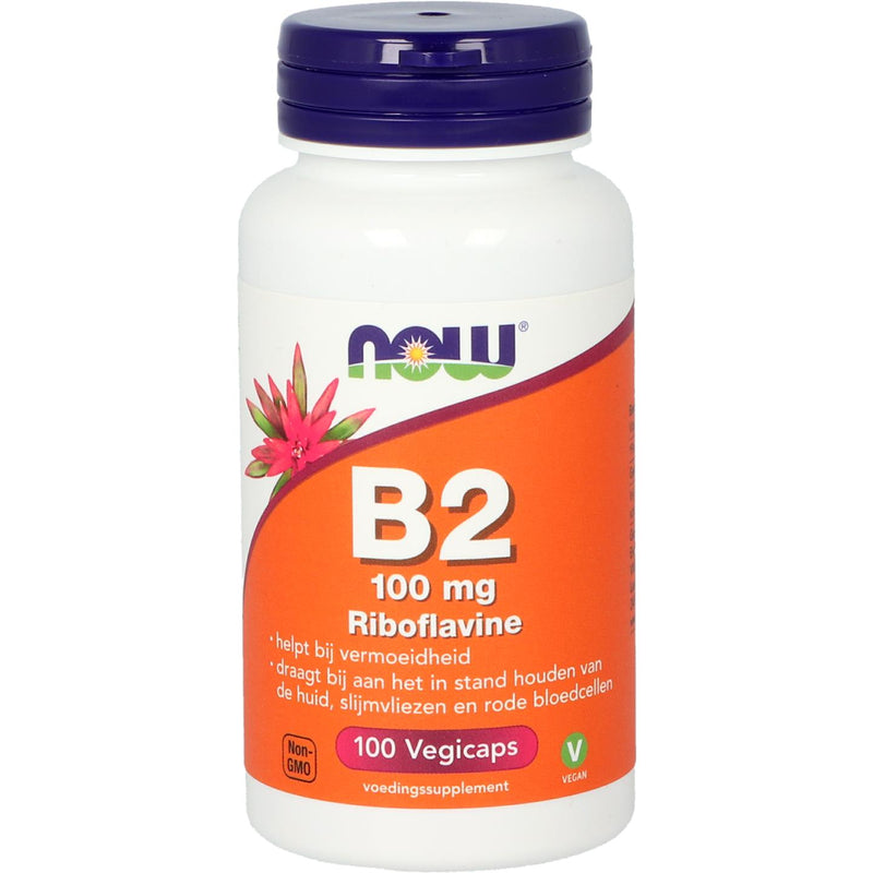 NOW B2 100 mg - 100 capsules