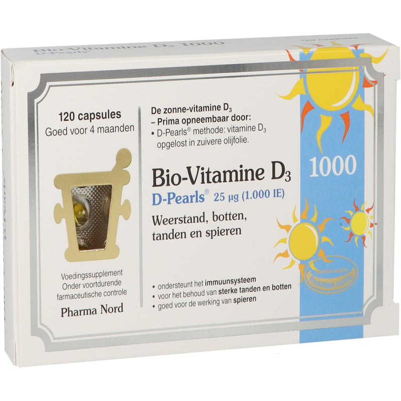 Pharma Nord Bio-Vitamine D3 1000 - 120 capsules