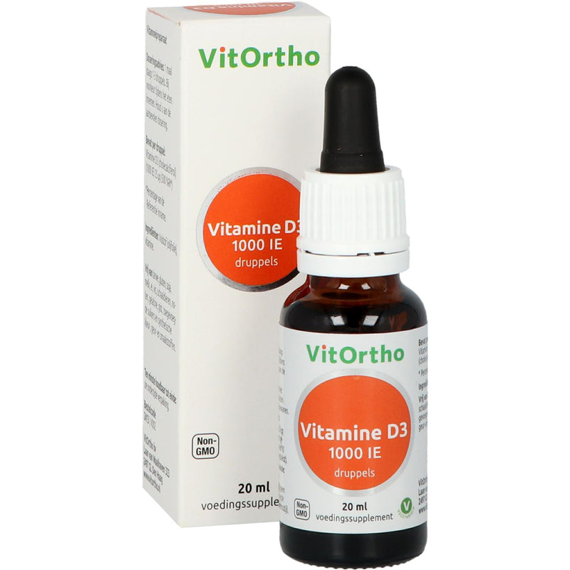 VitOrtho Vitamine D3 1000 IE - 20 Milliliter