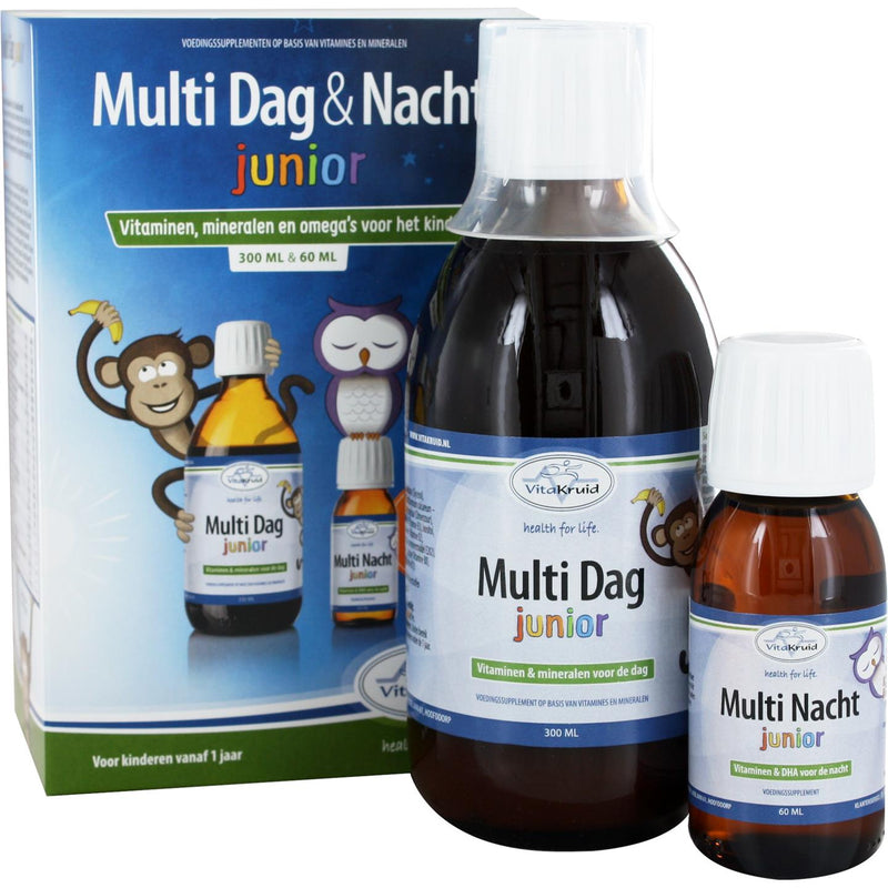 VitaKruid Multi Dag & Nacht Junior - 360 Milliliter