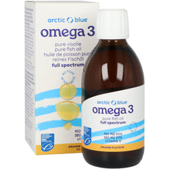 Arctic Blue Omega 3 Pure Visolie met Vitamine D - 250 Milliliter